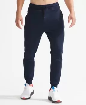 Image of Superdry Mens Sport Training Gymtech Joggers Navy / Navy Marl/dark Grey - Size: Xxl