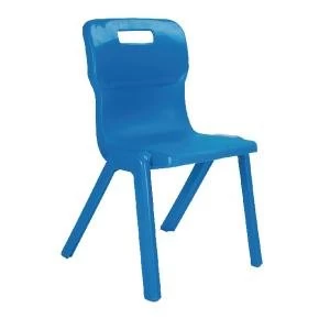 Image of Titan One Piece Chair 350mm Blue KF72160