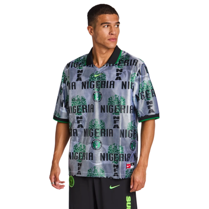 Image of Nike Nigeria Men Jerseys/Replicas - White - Size S - Poly Jersey