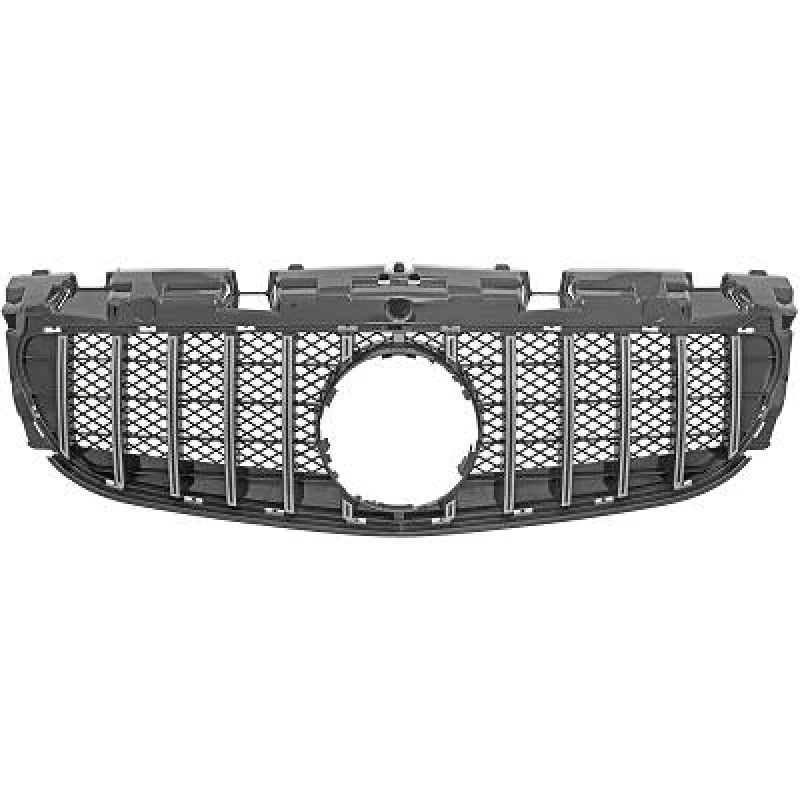 Image of DIEDERICHS 1637140 Radiator Grill HD Tuning chrome/black Radiator Grille (472)