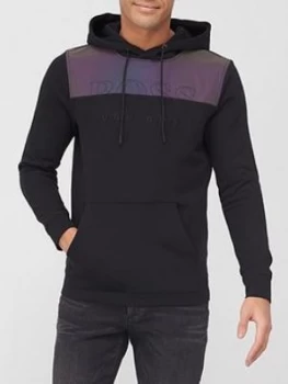 Image of Hugo Boss Wenorth Pullover Hoodie Black Size 2XL Men