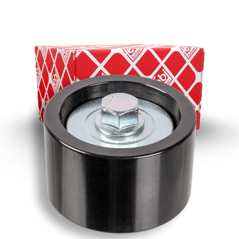 Image of FEBI BILSTEIN 170381 Idler Pulley Metal Deflection/Guide Pulley,v-ribbed belt (312)