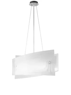 image of CONCEPT 4 Light Pendant Ceiling Light White 60x20x30cm