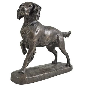 Image of Springer Spaniel by David Geenty Cold Cast Bronze Sculpture