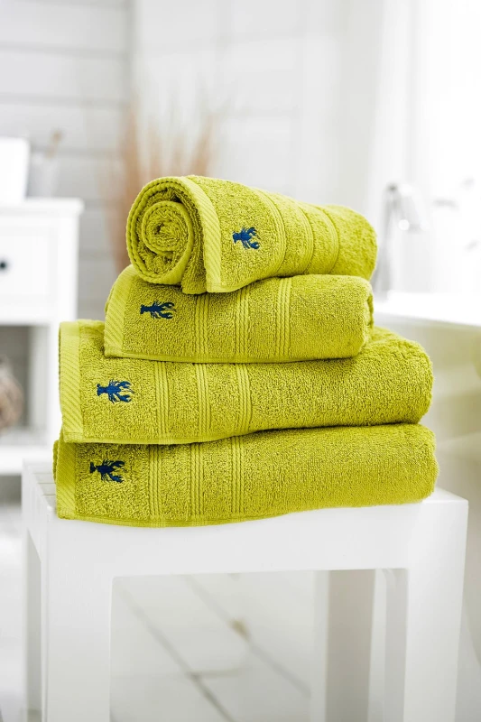 Image of Lobster Creek Kaleidoscope Towel Range In 9 Colour Options Lime W137I Unisex Bath Sheet,Bath Towel