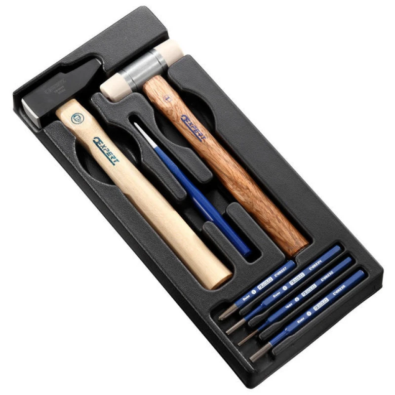 Image of Facom Expert by Facom E150801B - 7 Piece Impact Tools Module With Riveting Hammer