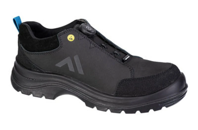 Image of Portwest Ridge Composite Low ESD Safety Shoes FE03BKB45 Colour: Black / Blue