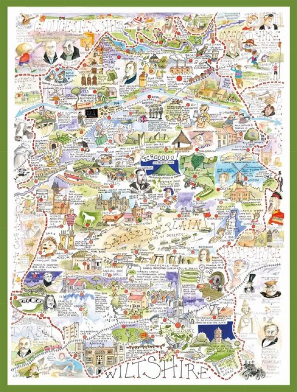 Image of Tim Bulmer Wiltshire- Tim Bulmer 1000 piece Jigsaw Puzzle