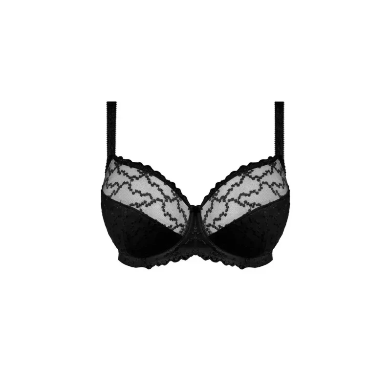 Image of Fantasie Womens underwired side-reinforced bra Fantasie Ana Noir Female 90J