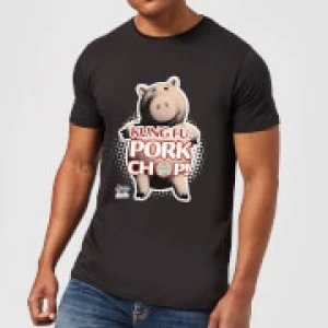 Image of Toy Story Kung Fu Pork Chop Mens T-Shirt - Black