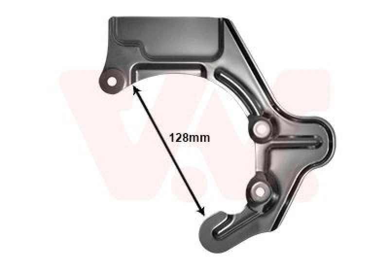 Image of VAN WEZEL Brake disc backing plate VAN WEZEL 5824371