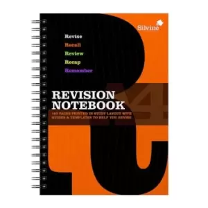 Image of Silvine Revision Notebook Twinwire A4 Green (Pack 5) EX751