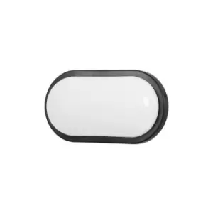Image of Netlighting New Flash LED Flush Outdoor Wall Light Black 13.4W 3000K 1401lm