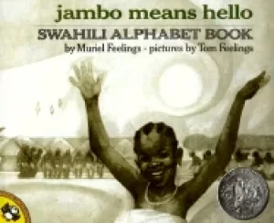 Image of jambo means hello swahili alphabet book