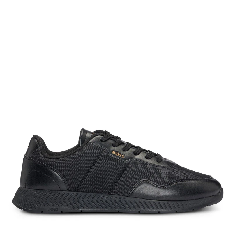 Image of Boss Mens Titanium Runner Trainers Black 005 male 6 (40)