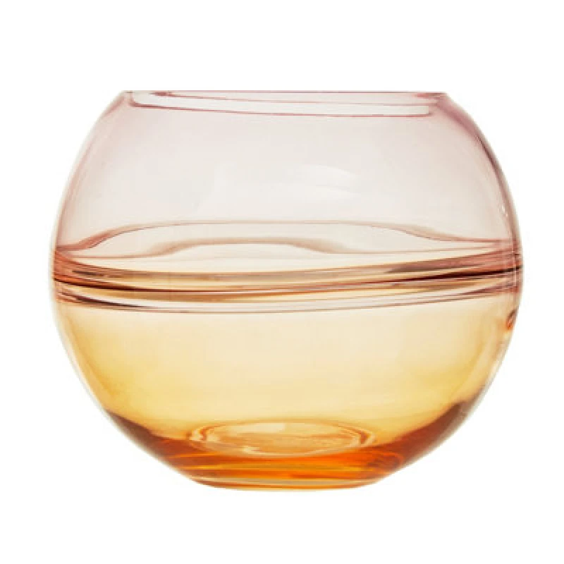 Image of Orsina Round Vase, Easy To Assemble Flower Ceramic Vase, Compact And Lightweight Vase For Artificial Flowers