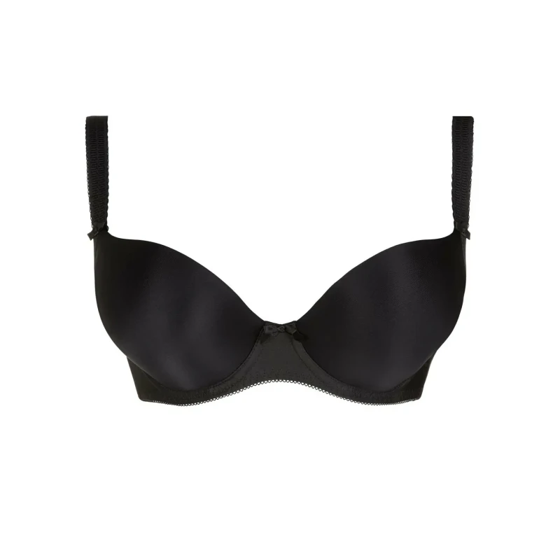 Image of Freya Womens plunge t-shirt underwired molded bra Freya Deco Noir Female 80J