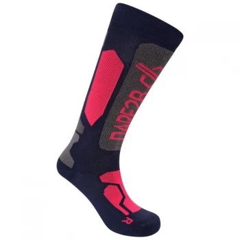 Image of Dare2B Kids Performance Ski Socks - DkDen/NeonPk