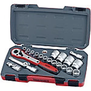 Image of Teng Tools 21 Piece Metric Socket Set 1/2 in Drive