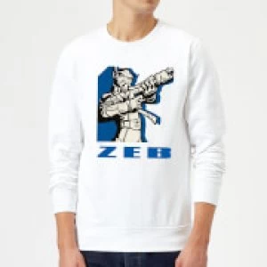 Image of Star Wars Rebels Zeb Sweatshirt - White - L