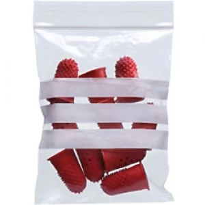 Image of tenza Grip Seal Bags Standard Duty Transparent 25.4 x 35.5cm Pack of 1000