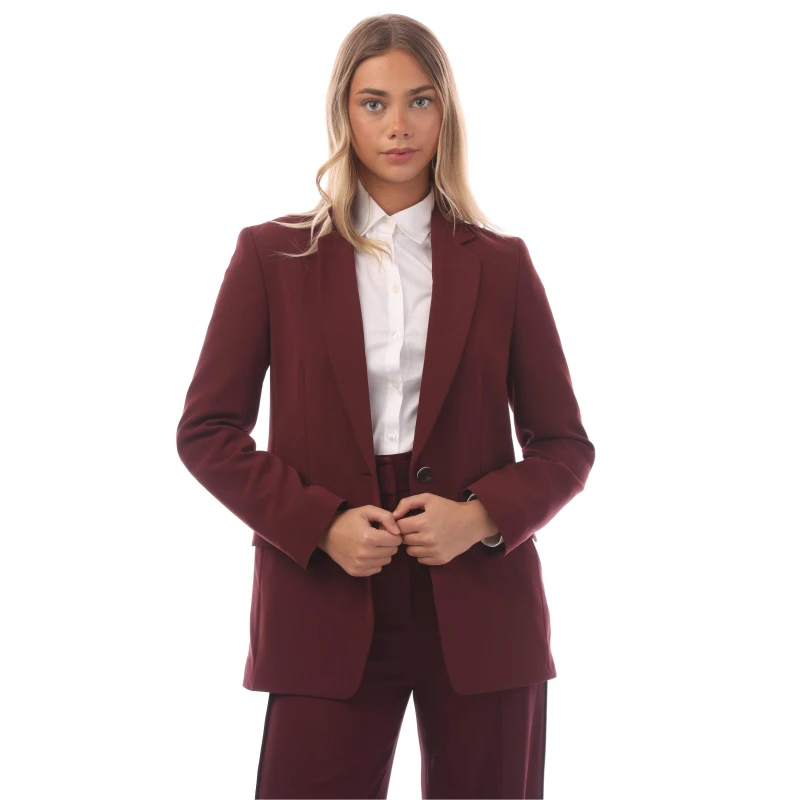 Image of Boss Womens Jocaluah Suit Jacket Open Red female 4 (36)