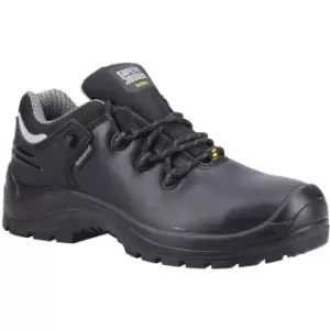 image of Safety Jogger Mens Leather Safety Shoes (10 UK) (Black)