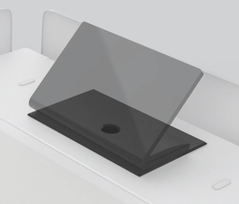 Image of Heckler Design H917-BK desktop sit-stand workplace accessory