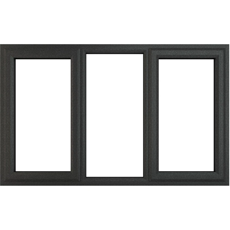Image of Crystal Triple Glazed Window Grey/White Lh & Rh 1770 X 1115Mm Clear 60GWTG17701115