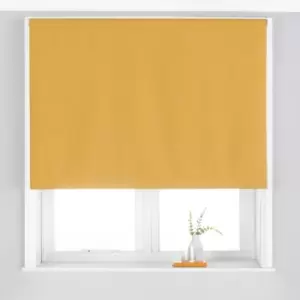 Image of Riva Home Twilight Blackout Roller Blind Polyester Ochre (61X162Cm)