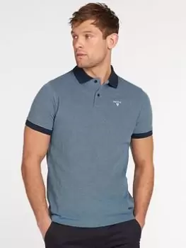 image of Barbour Sports Polo Mix - Navy, Size XL, Men