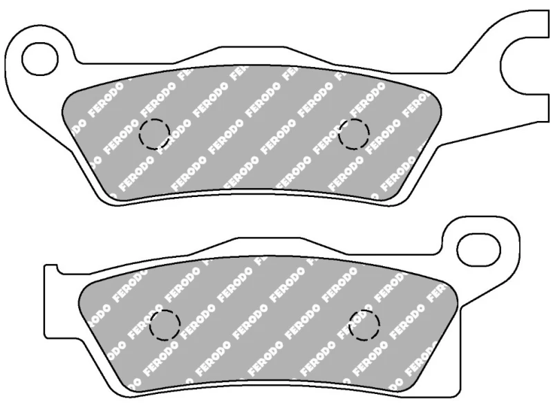 Image of FERODO FDB2274SG Brake pad set Rear Axle Brake Pad Set,disc brake (402)