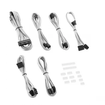 Image of CableMod C-Series AXi HXi TX/CX/CS-M & RM ModFlex Essentials Cable Kit - White