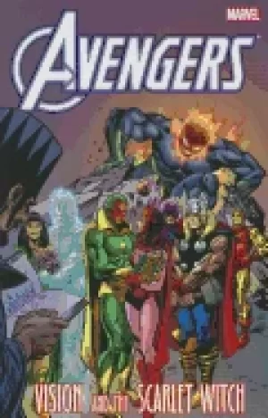 Image of avengers vision and the scarlet witch