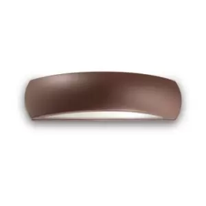 Image of Giove 1 Light Outdoor Wall Light Coffee IP54