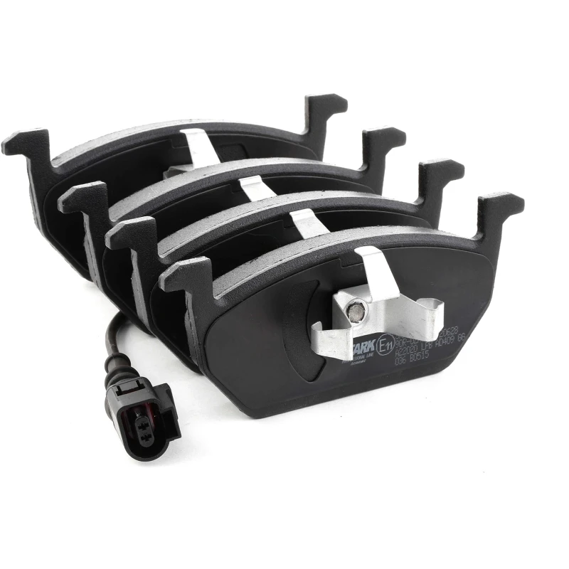Image of STARK SKBP-0011506 Brake pad set Front Axle, incl. wear warning contact, with piston clip Low-Metallic Brake Pad Set,disc brake (402)