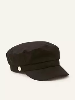 Image of Accessorize Canvas Baker Boy, Black, Women