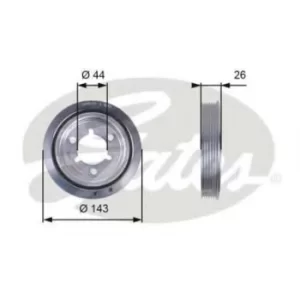 Image of GATES Torsional Vibration Damper TVD1055