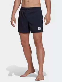 Image of adidas Solid Clx Sh Sl, Navy Size M Men