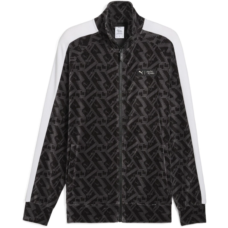 Image of Puma Mens X Squid Game Iconic Tracksuit Top Puma Black male XS