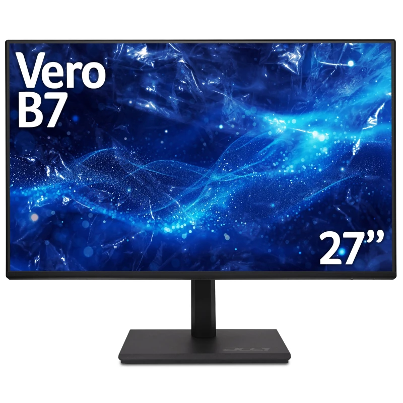 Image of Acer Vero B277Gbmiprzx 27" IPS Full HD 120Hz Height Adjustable Monitor With Speakers UM.HB7EE.G07