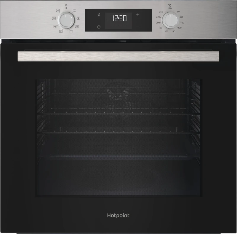 Image of Hotpoint HO 255C X UK Built In Electric Single Oven - Stainless Steel - A Rated