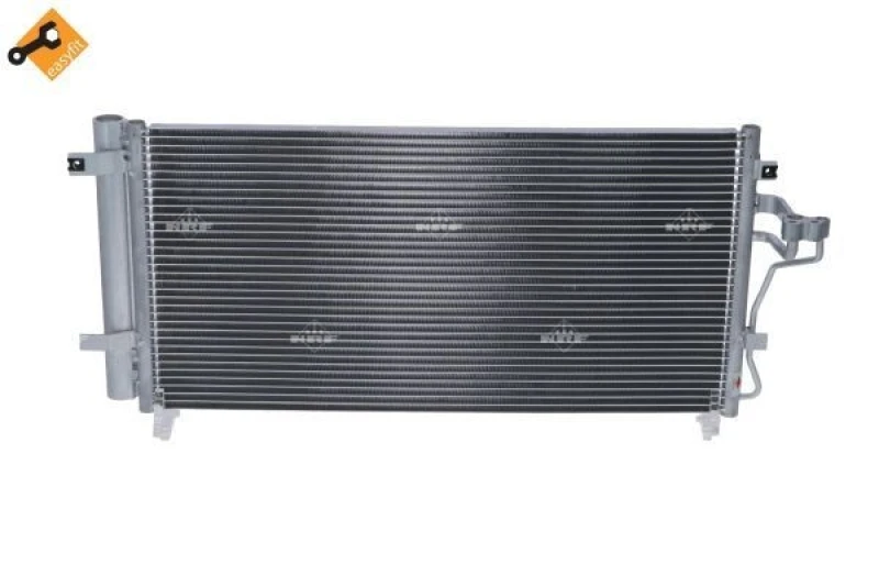 Image of NRF 35988 Condenser EASY FIT with seal ring, with nitrogen filling Aluminium Condenser,air conditioning (448)