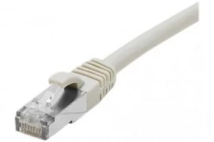 image of EXC RJ45 cat.6a F UTP LSZH snagless Grey 1M