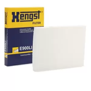 Image of HENGST FILTER Pollen filter VW,AUDI,SKODA E900LI 481310000,1H0091700,1H0819638A 1H0819638B,1H0819644,1H0819644A,1H0819644B,1H1819631