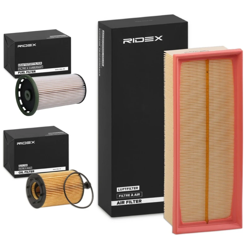 Image of RIDEX 4055F7504 Filter Set with air filter Filter Set (4055)
