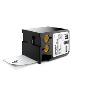 Image of Dymo XTL 51mmx102mm Laminated Cable Wrap Black On White 70 Pre Sized