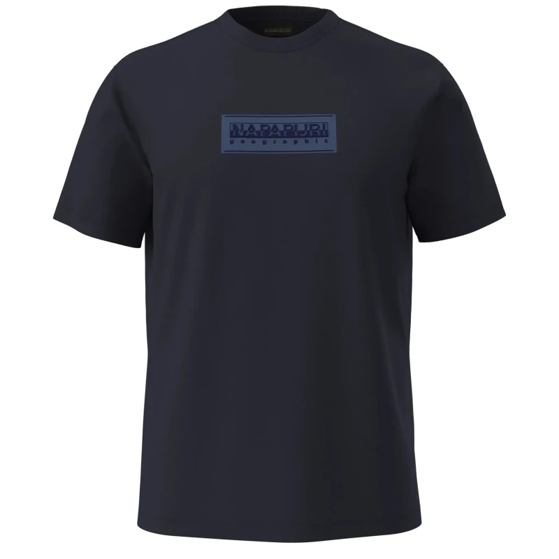 Image of Napapijri T-Shirt Napapijri S-Box Logo Bleu Male S NP0A4IFL1-761