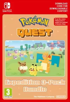 Image of Pokemon Quest Expedition 3 Pack Bundle Nintendo Switch Game