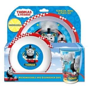 image of Thomas and Friends 3 Piece Tumbler - Bowl and Plate Set